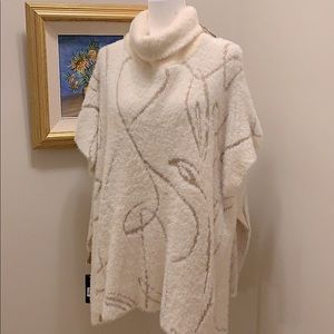 Blue Lantern Turtleneck Poncho